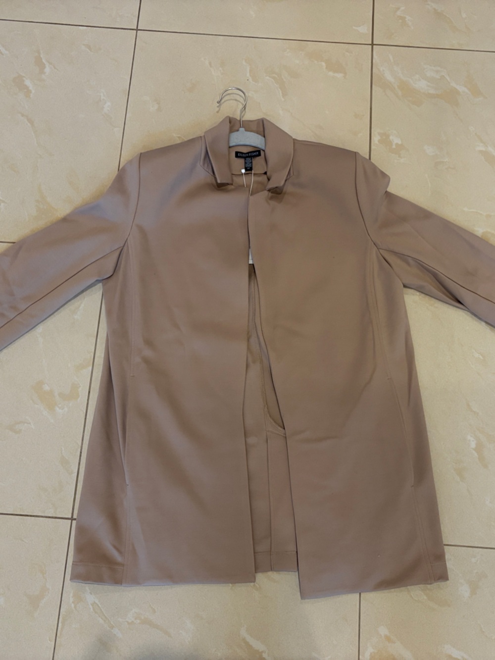 NWT EILEEN FISHER Light Taupe Women's Jacket